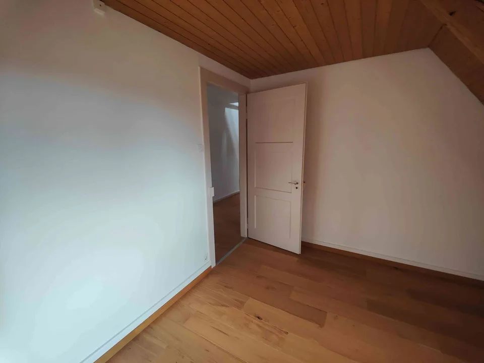 Helle Dachwohnung mit Sicht in die Berge