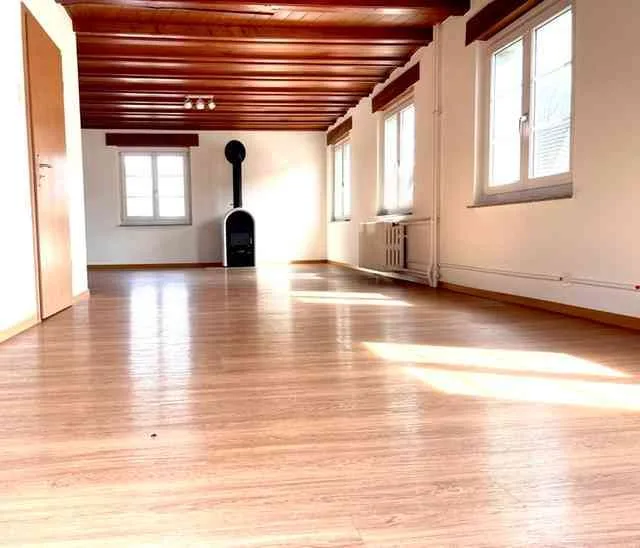 Helle 5,5 Wohnung/Büro mit 135 m2 -Parkplätze vorhanden