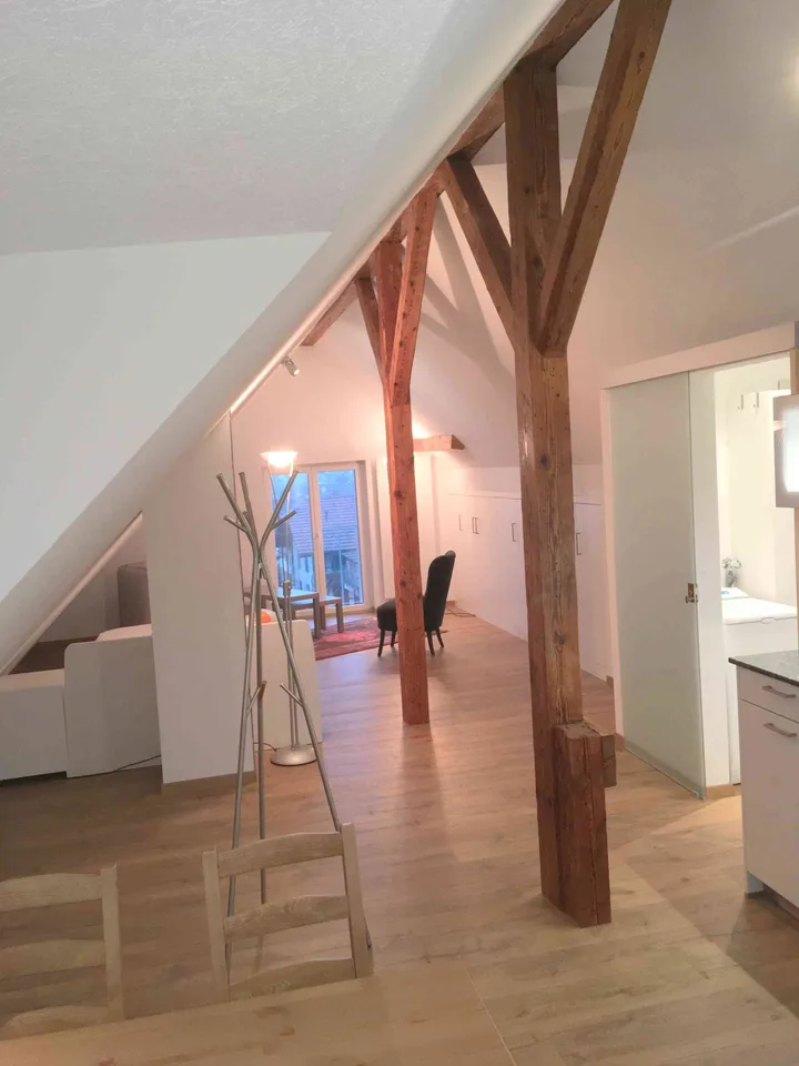 Charmantes 1.5-Zimmer-Studio im Dachgeschoss in Roggwil BE