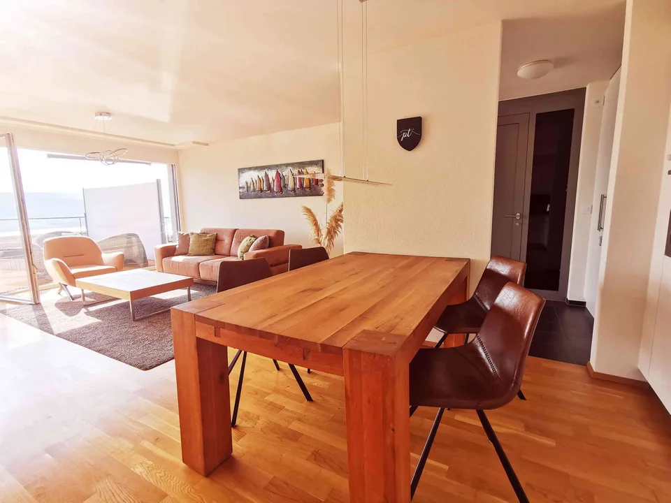 Möbliertes Terassenhaus mit Seeblick in Birrwil