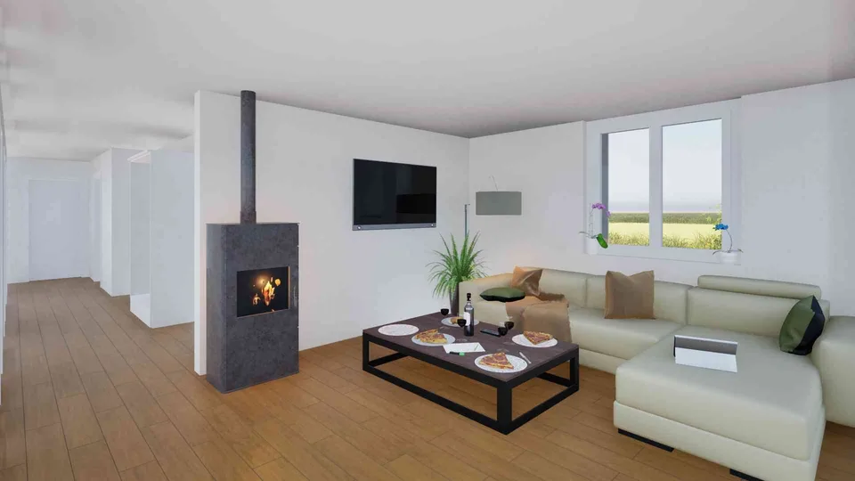 Moderne 5.5-Zimmer-Erdgeschosswohnung in Schlierbach zu vermieten