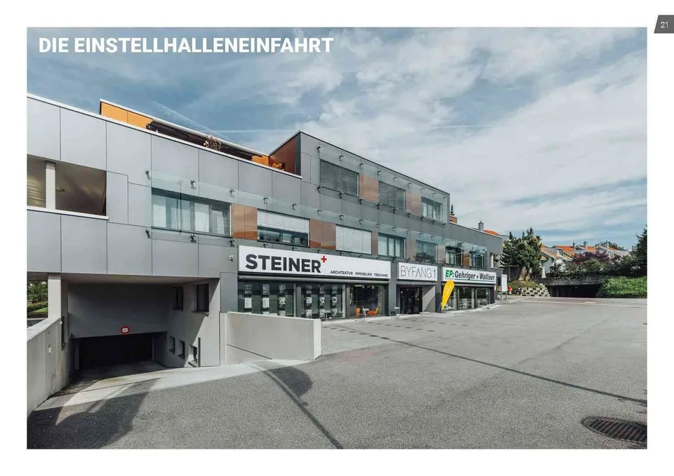 Grosszügiger Einstellhallenplatz zu vermieten