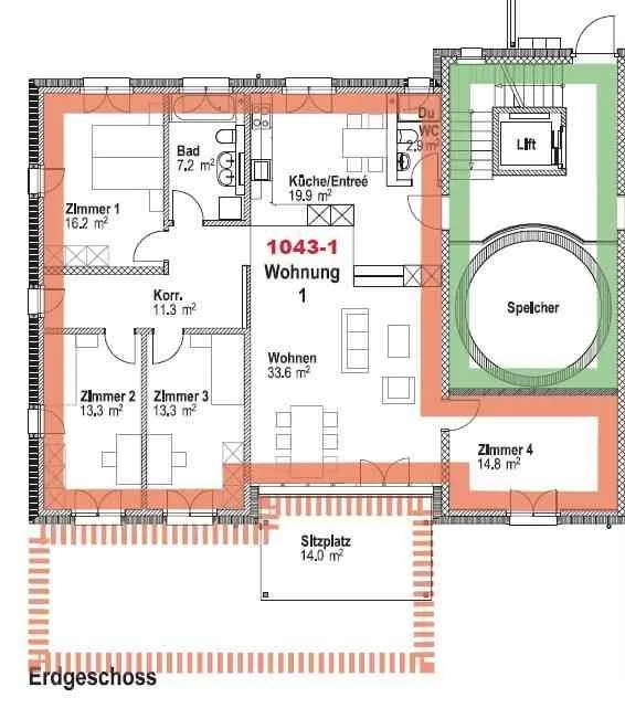 First occupancy, modern and sustainable