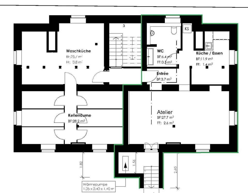 Vielseitige Gewerbe-/Hobbyfläche (ca. 50 m² Gesamtfläche) am Weibelack