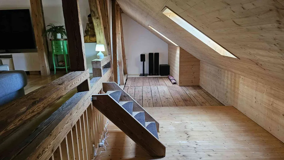 Grosser, heller Bauernhausteil