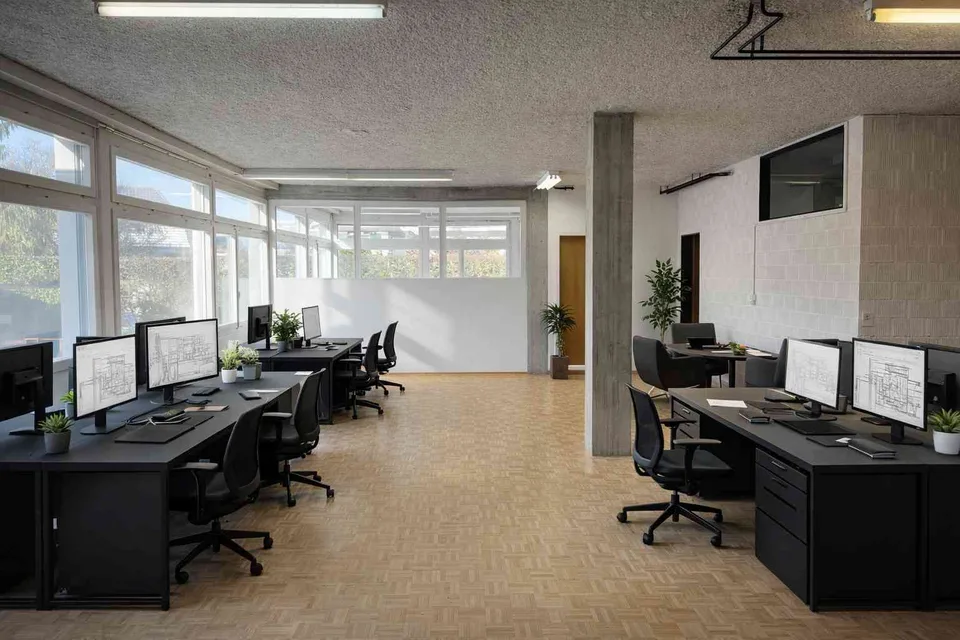 Vielseitiger 215 m² Gewerberaum an zentraler Lage in Münchenbuchsee