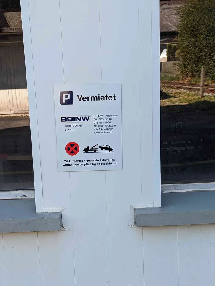 Parkplatz per sofort zu vermieten