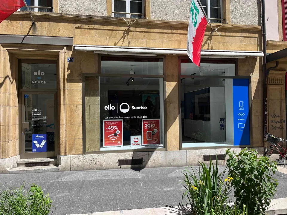 Arcade commercial au cœur du centre ville de Neuchâtel
