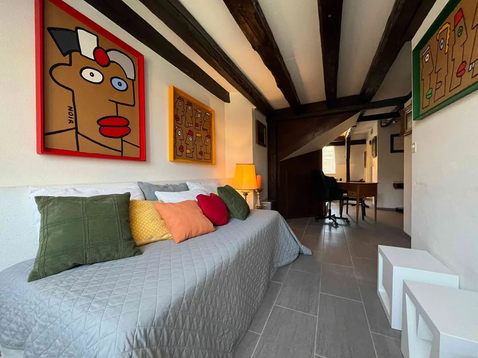 Appartement de charme au centre de Neuchâtel avec vue sur le château