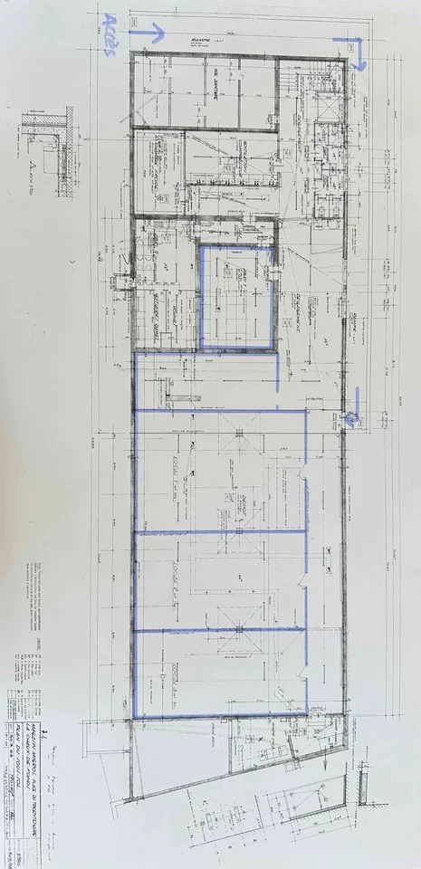 Local à louer en sous-sol 45m2 (pour stockage, musique, association…)