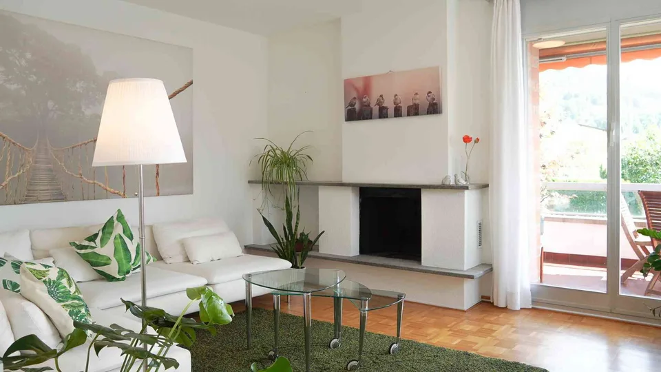 affittasi luminoso 2.5 a Pregassona Alta - una piccola oasi