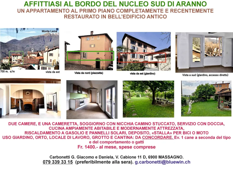 appartamento in affitto