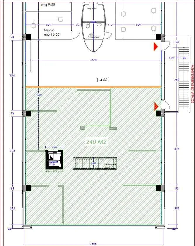 Affittasi Spazi/o commerciale Losone Zandone 240 m2