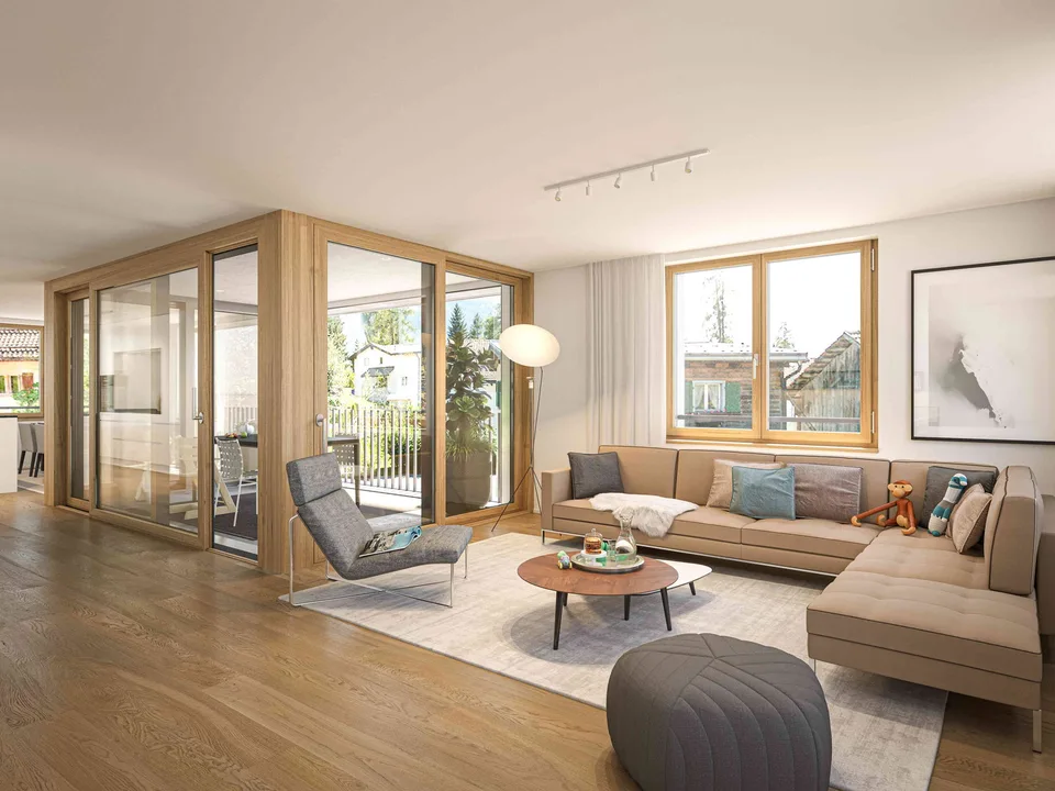 Erstvermietung: Helle und moderne 4.5-Zimmer-Wohnung in Laax