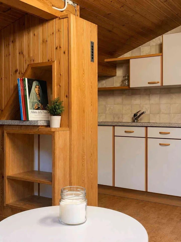 Accogliente mansarda arredata di 45 m² con cantina