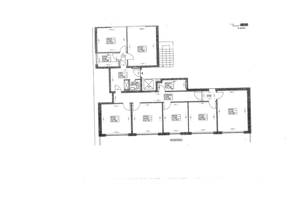 Affittasi in Via Mederno 9, Lugano, spazio uffici di 170mq