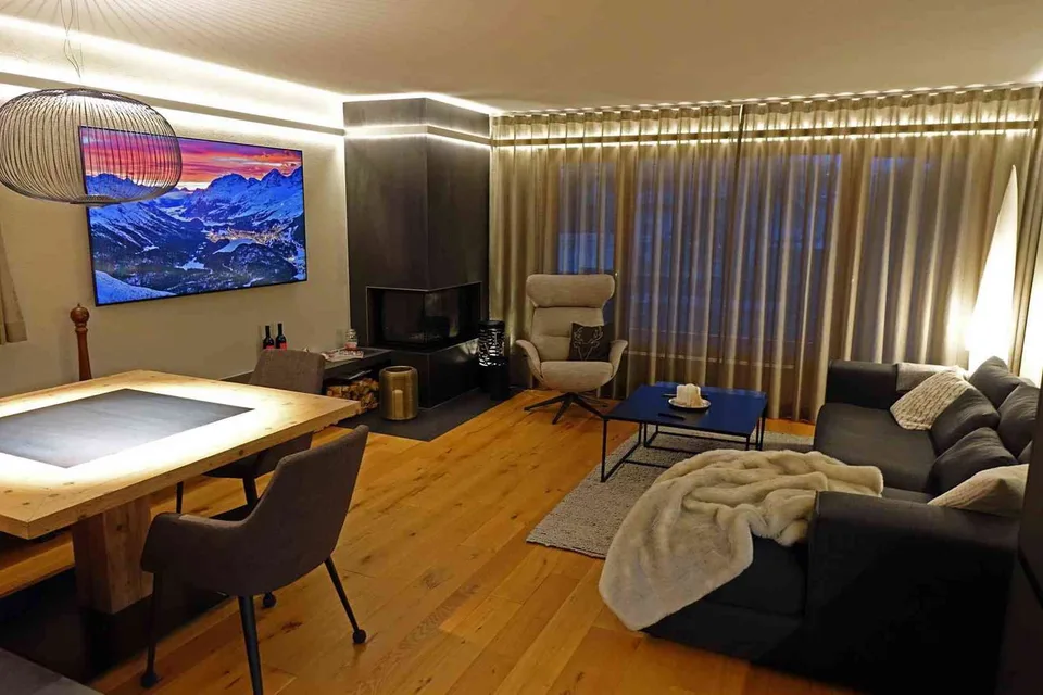 Moderne 3.5 Zi Whg mit Bergpanorama in St.Moritz
