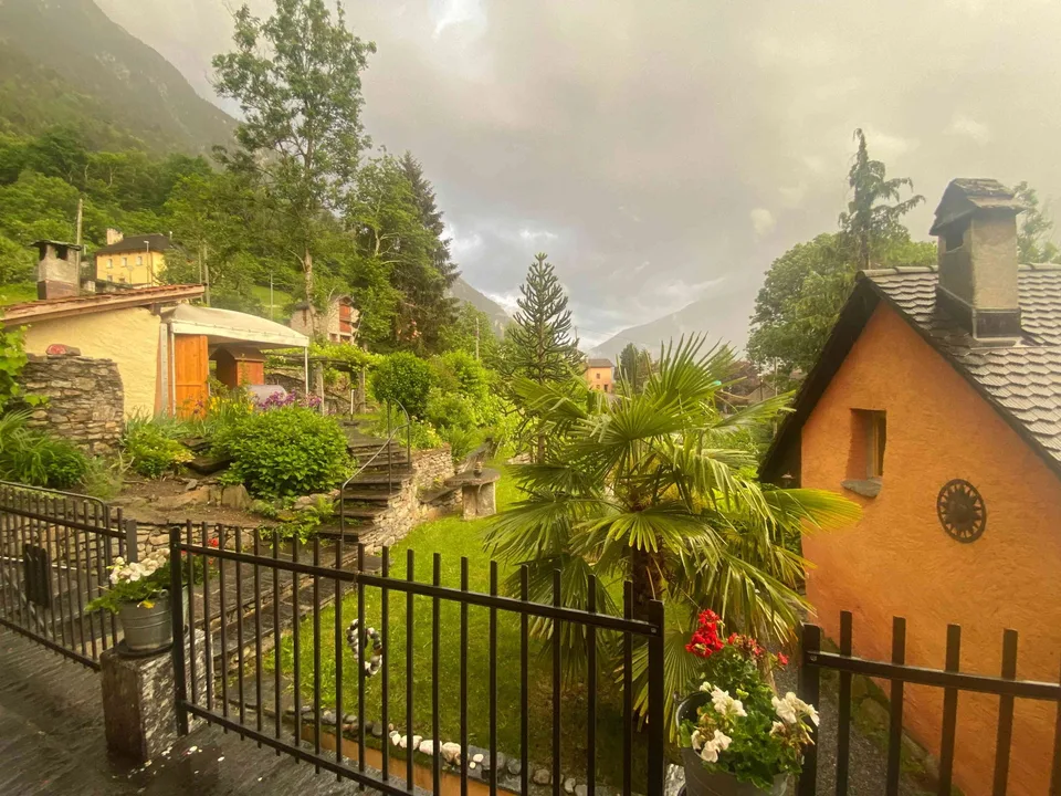 Rustico mit grossem Permakultur Garten im Valle die Blenio