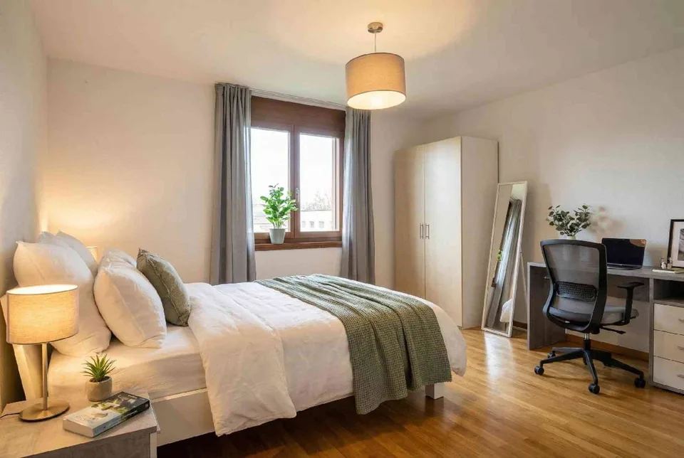Helle 3.5-Zimmer-Wohnung in Le Mouret mit Aussicht ab sofort frei!!