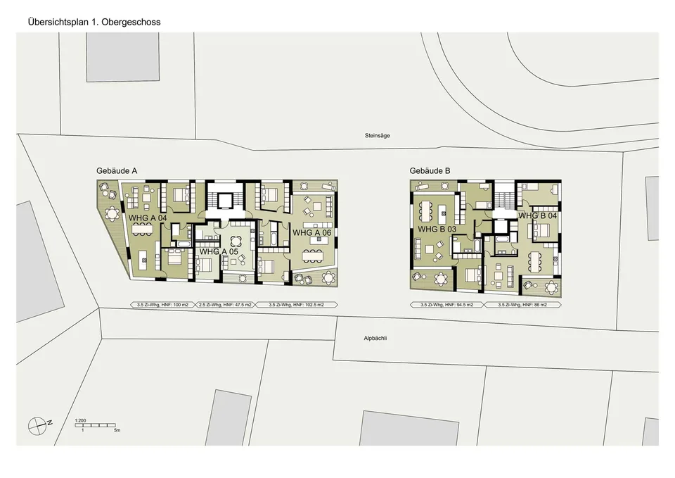 Erstvermietung: 3.5-Zimmer-Neubau mit grosser 20m²-Loggia