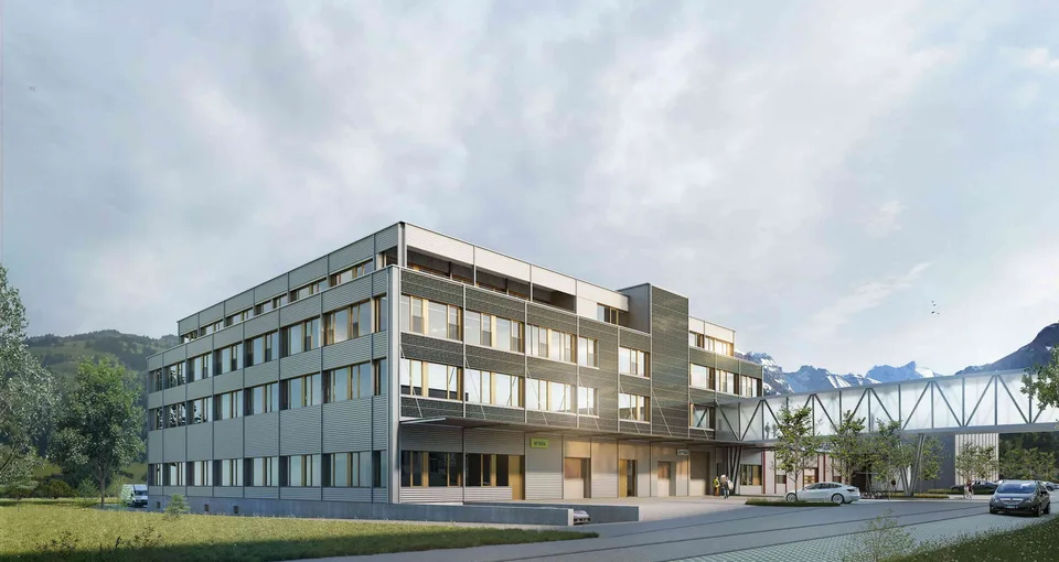 Neubau Gewerbefläche am Bahnhof Frutigen 170-200m2