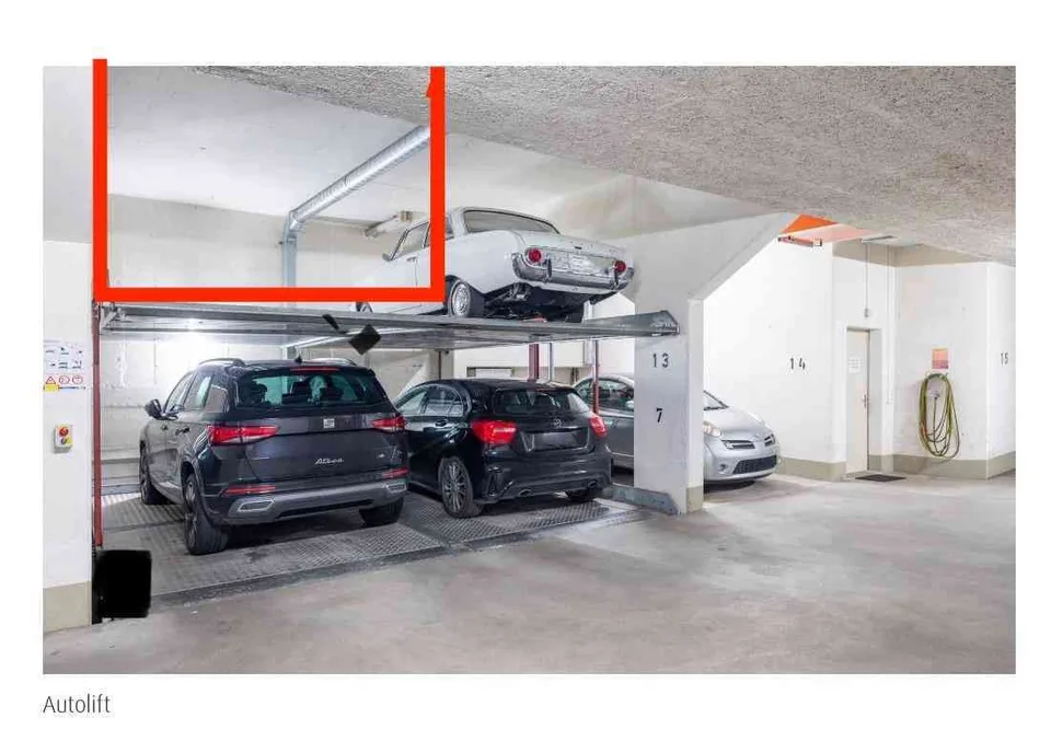 Sicherer & praktischer Parkplatz auf Autolift in Merligen zu vermieten