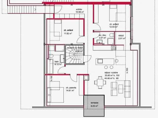 Appartement de 4.5 pièces à Montet (Glâne) – Charmant et spacieux