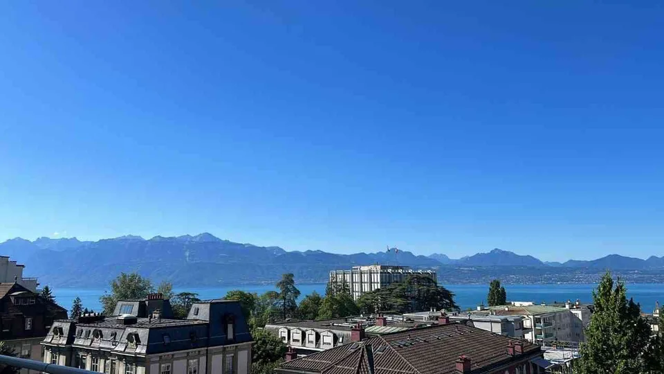 Magnifique 3.5 appartement au cœur de Lausanne et vue au lac