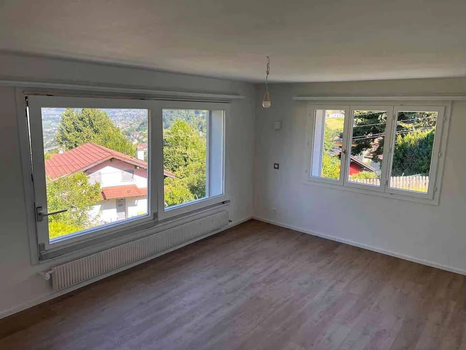 Dans la nature, rénové à neuf, belle vue, 2 terrasses, jardin
