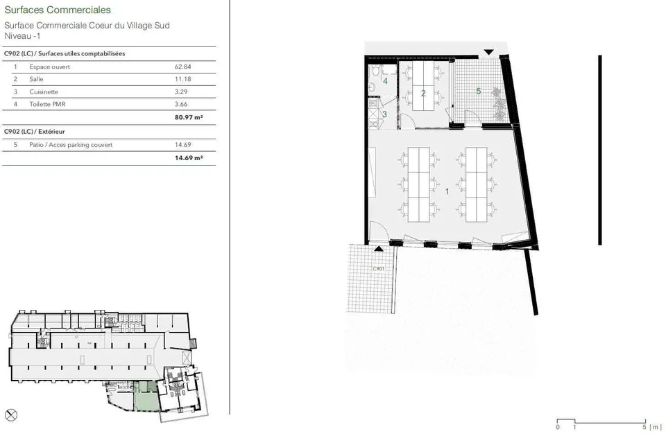 Local commercial modulable - Epalinges