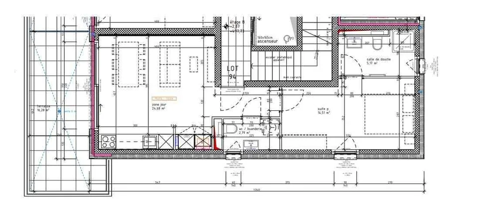 2.5 pièces neuf – 60 m² avec terrasse couverte et parking – Uvrier / S