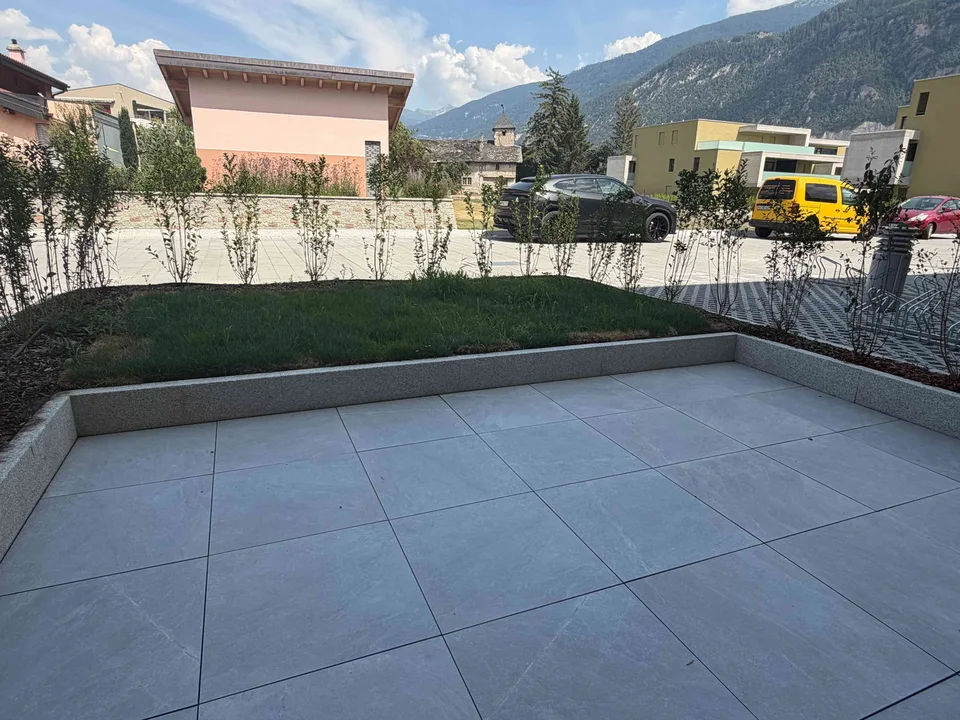 Studio neuf avec jardin privatif – Résidence Alegria (Uvrier / Sion)