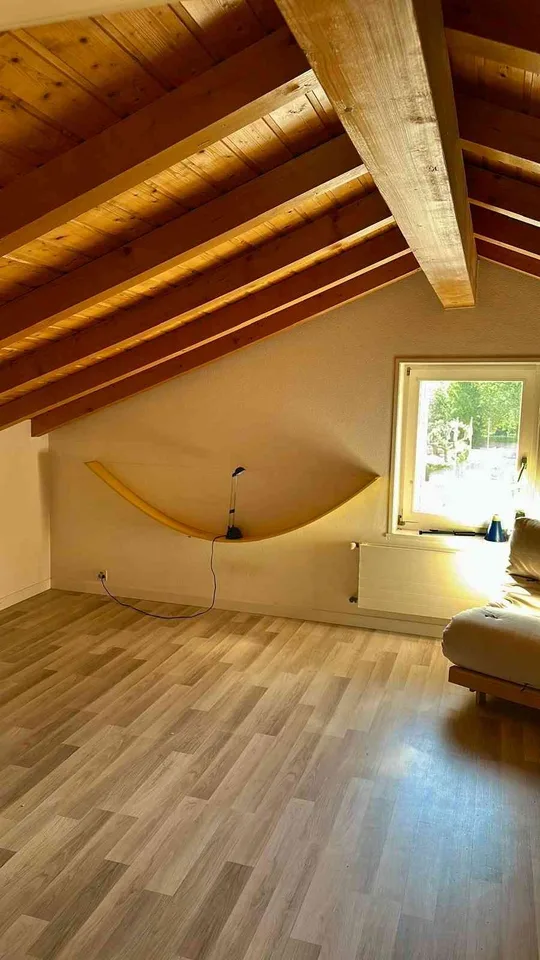 2 grandes chambres mansardées avec salle d’eau attenante