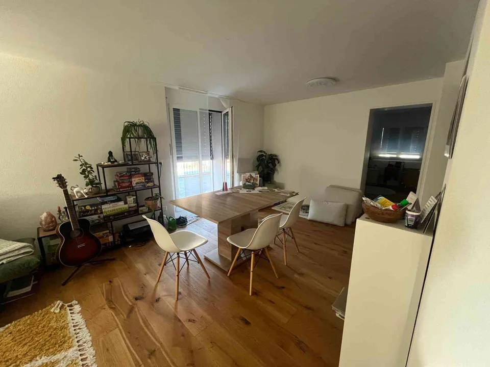 Helle 2.5-Zimmer-Attikawohnung mit großer Dachterrasse
