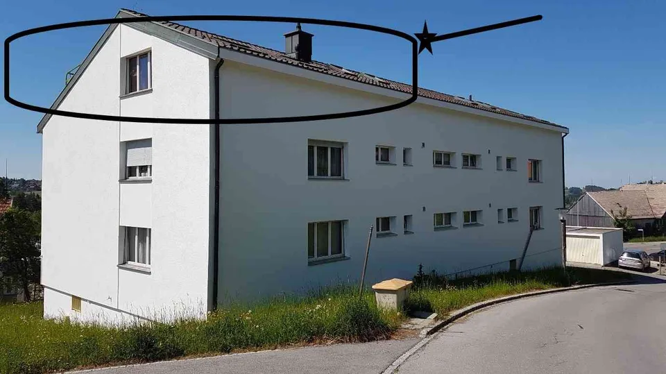 Tolle Dachwohnung mit Aussicht