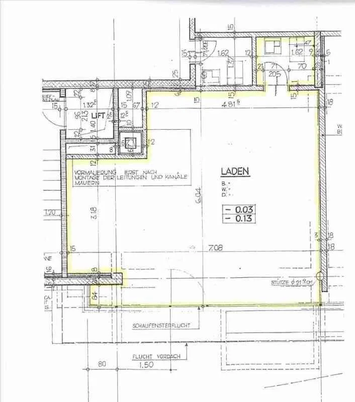 Gewerbe / Verkaufslokal im Zentrum von Baden Kappelerhof