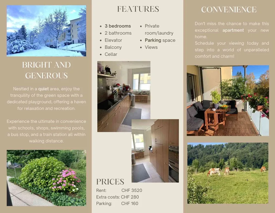 Sunny 4.5-Room Apartment with Panoramic Views – Zurich 8041