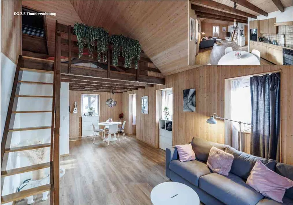 2.5 Zimmer Maisonette Wohnung an idyllischer Bachlage