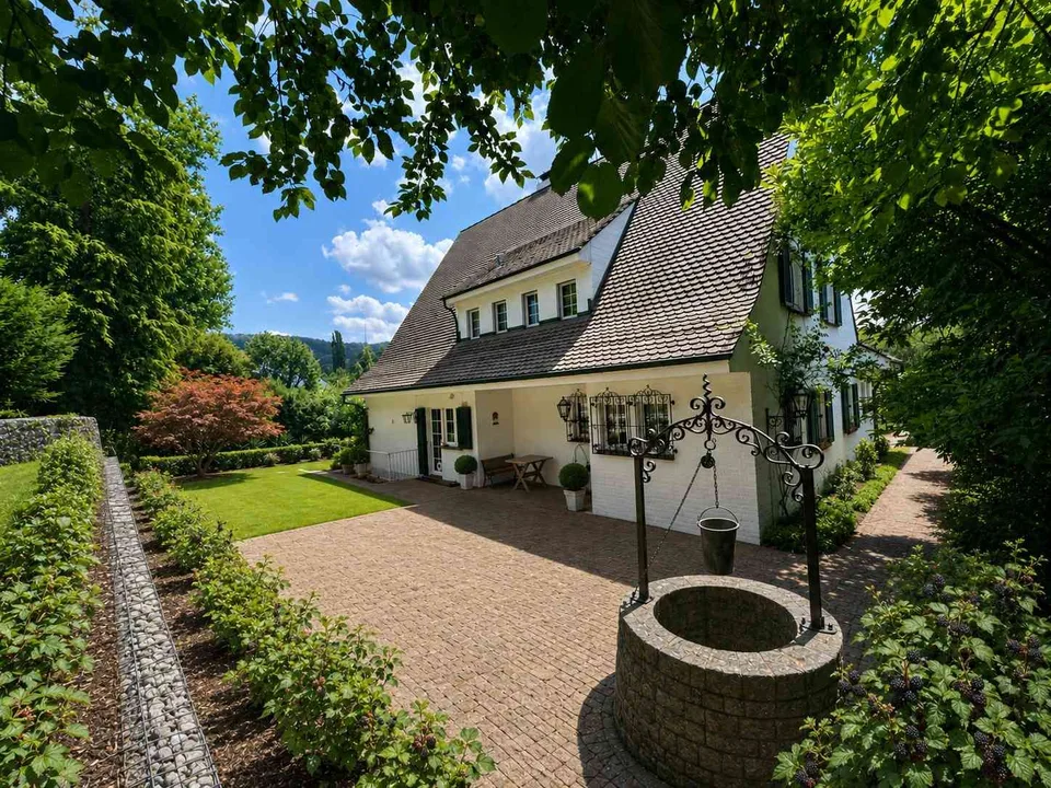 7.5-Room Family House (235 m²) in Riehen with Garden & Pool