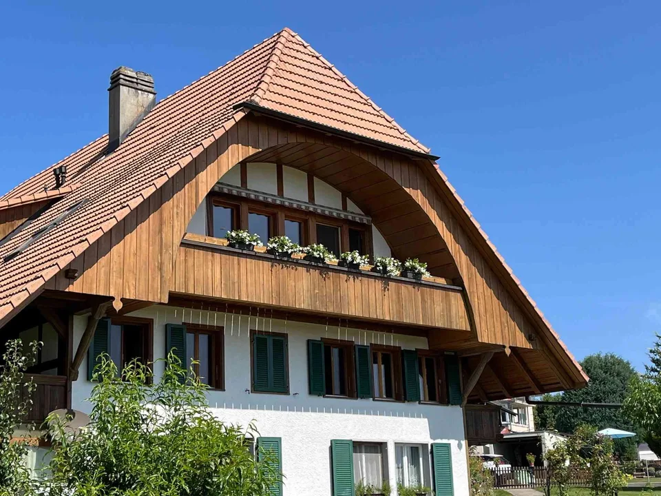 Gemütliche Bauernhauswohnung mit viel Platz und Aussicht