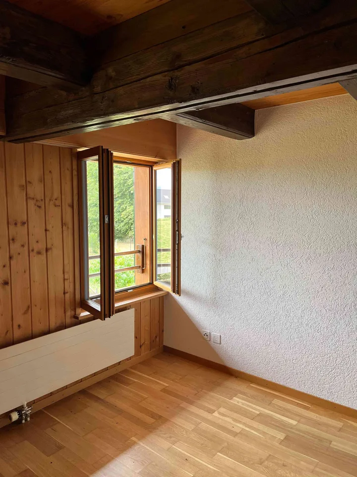 Gemütliche Bauernhauswohnung mit viel Platz und Aussicht