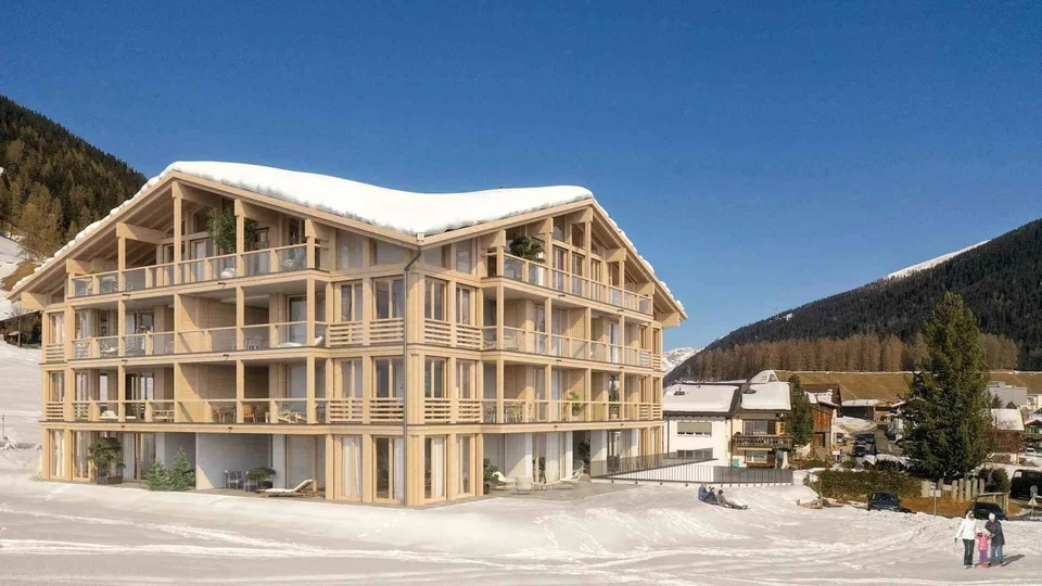 Modern wohnen in Davos Frauenkirch – Erstbezug mit Wintergarten