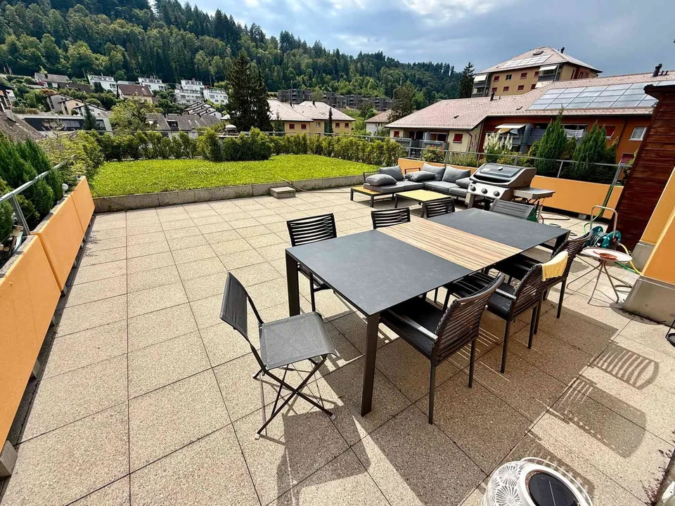 4.5-Zimmer-Attikawohnung mit grosser Terrasse im Baurecht