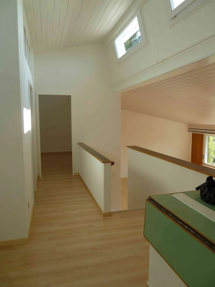 Lichtdurchflutetes grosses Einfamilienhaus an unverbaubarer Hanglage