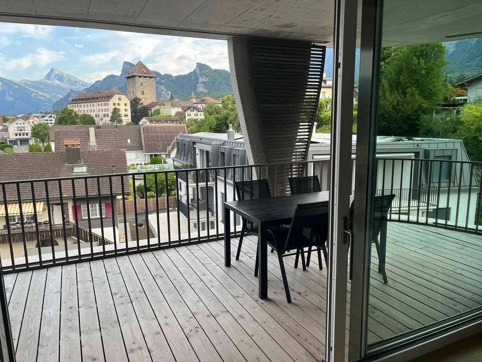 Moderne Attikawohnungen mit grosser Terrasse