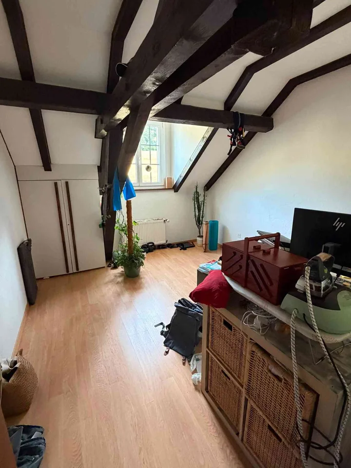 Duplex dans la verdure avec gros garage