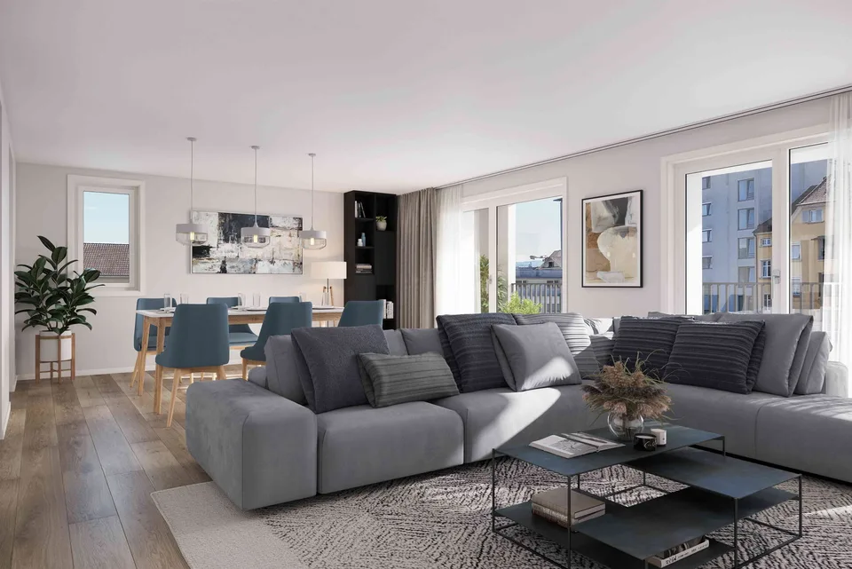 Exklusive und sehr grosszügige 3.5 Zimmer Wohnung mit vielen Extras