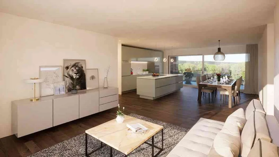 Neubau 5.5-Zimmer-Wohnung mit Seesicht, 140 m², 1. Stock