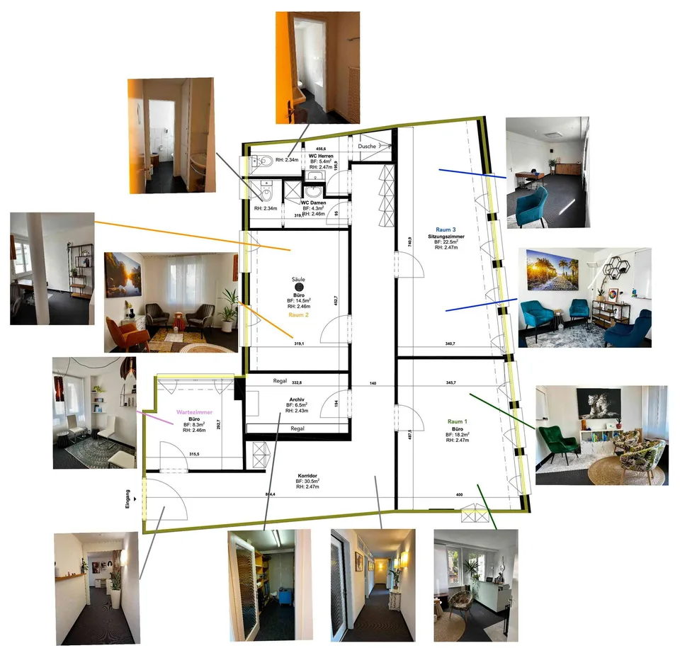 Zentrale Praxis- oder Büroräume in Luzern zu vermieten