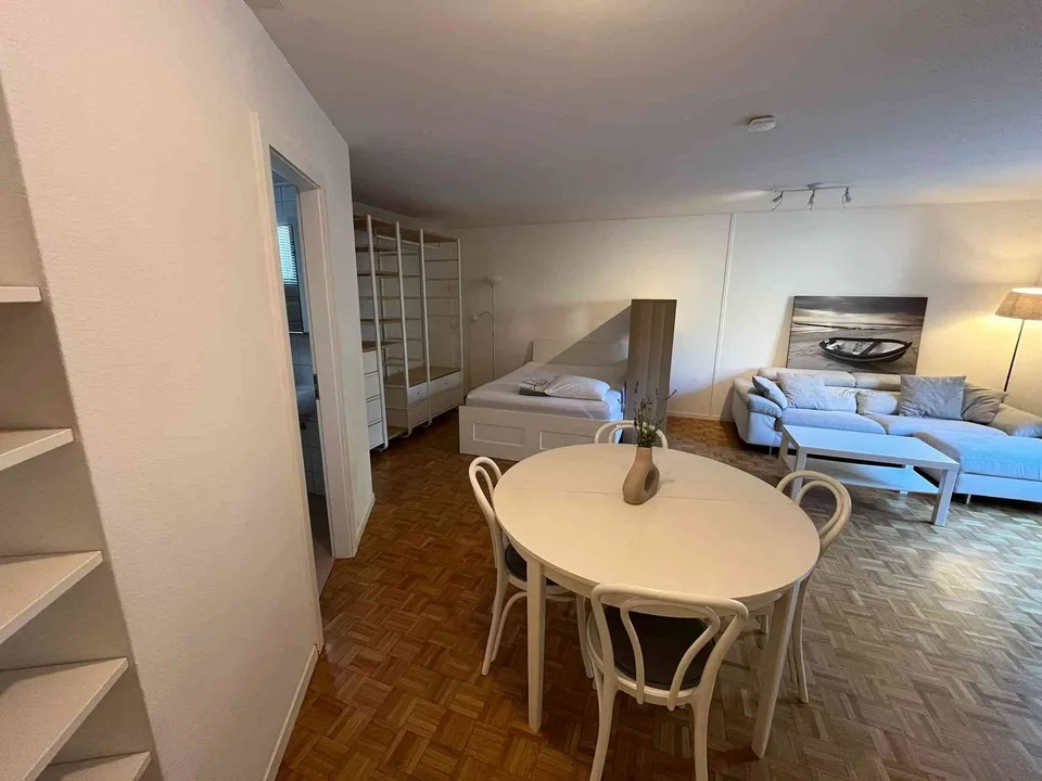 Charmant studio meublé avec terrasse privative à Paudex - 1.5 Pièces